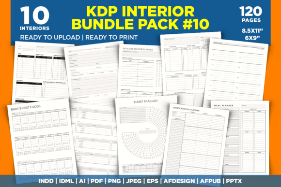 Download KDP Interior Bundle Pack #10 - Pack Collection