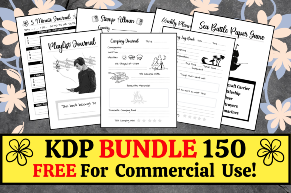 Download KDP Bundle Pack 150 Templates + Extras - Pack Collection