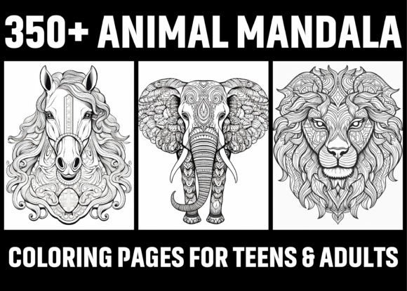 Download 350+ Animal Mandala Coloring Pages - Coloring pages Collection