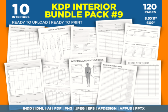 Download KDP Interior Bundle Pack #9 - Pack Collection