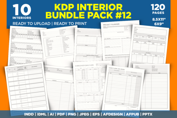 Download KDP Interior Bundle Pack #12 - Pack Collection
