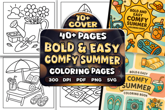 Download Easy Comfy Summer Coloring Pages - Coloring pages Collection