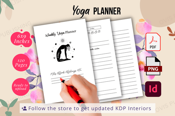 Download Daily Yoga Planner - Ready to Upload - Premium Resources